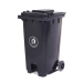 240 Litre Wheeled Bin With Grey Lid