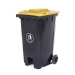 240 Litre Wheeled Bin With Yellow Lid