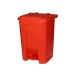50 Litre Pedal Bin In Red