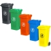 120 Litre Blue Wheeled Bin Colour Examples