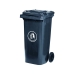 120 Litre Grey Wheeled Bin