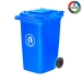240 Litre Coloured Wheeled Bin In Blue