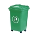 50 Litre Bin With Wheels In Green