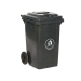 80 Litre Wheeled Bin In Grey