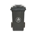 80 Litre Wheeled Bins in Grey