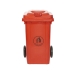 80 Litre Wheeled Bins In Red