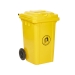 80 Litre Wheeled Bins In Yellow