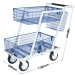 Premium Mailroom Trolley With 2 Baskets Dimensions