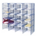 Mailroom Sorting Unit In Blue