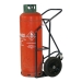 Cylinder Trolleys With Solid Rubber Wheels With Cylinder