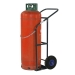 Cylinder Trolleys With Solid Rubber Wheels With Cylinder