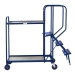 2 Tier Picking Trolley With Timber Shelves