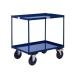 Shelf Trolleys with 2 Tier Steel Shelving