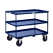 Heavy Duty Shelf Trucks with Steel Shelving In Blue