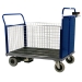 Powered Platform Truck With Mesh End And 2 Mesh Sides