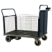 Powered Platform Truck With Mesh End And Sides