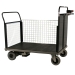 Powered Platform Truck With Mesh End And Side