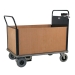 Powered Platform Truck With Timber End And 2 Timber Sides