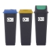 90 Litre Plastic Bins Front View