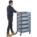 Mobile Tray Rack With 5 Euro Containers In Use