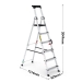 Professional Stepladder with Carry Handle 6 Tread Dimensions