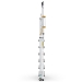 Folding Telescopic Large Platform Stepladder Folded