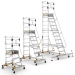 Mobile Steps with Safety Gate Group