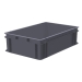 Grey Plastic Stacking Containers - M208A