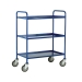 Three Tier Trolley With Blue Epoxy Trays