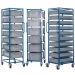 Mobile Tray Rack Group 1680mm High