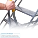 Handlock Mechanism Engages Front 
Castors