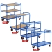 Group of Industrial Tray Trolleys