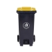 120 Litre Wheeled Bin in Yellow